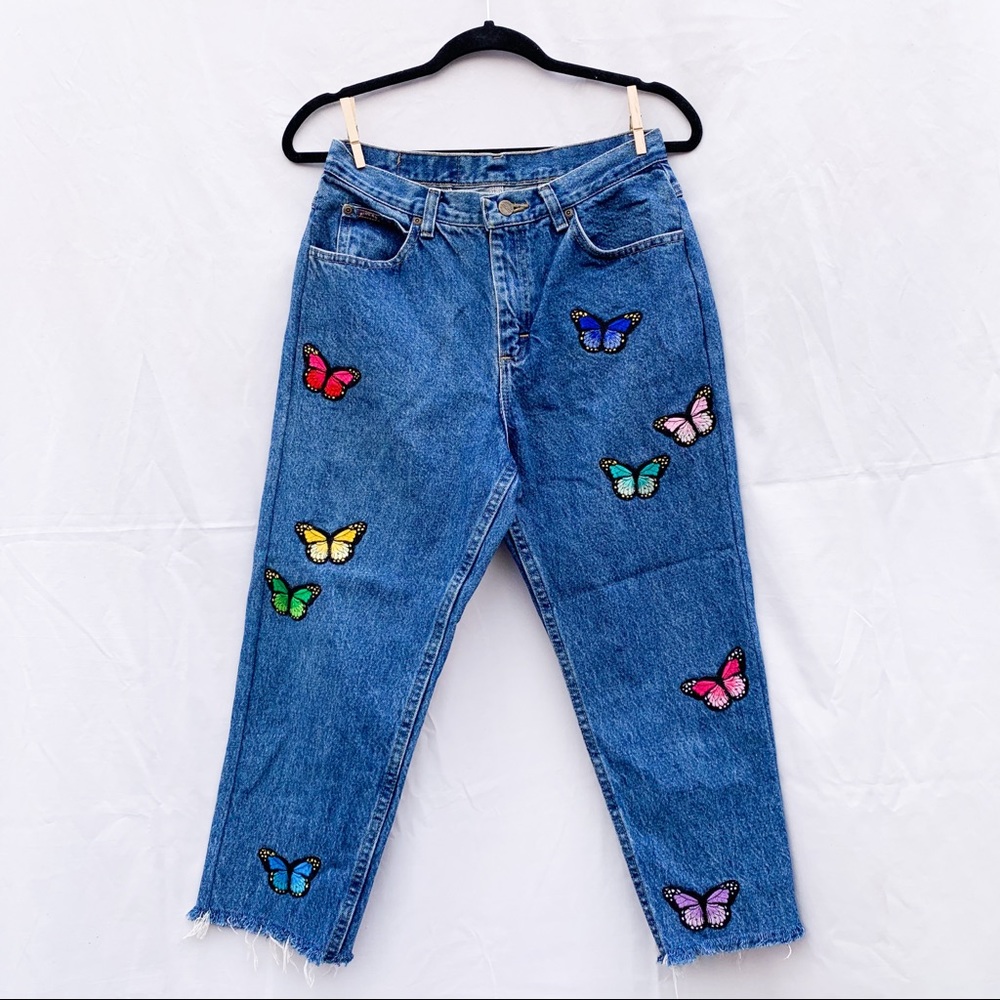 Riders Butterfly Patch Jeans